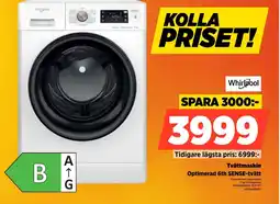 Power Tvättmaskin Optimerad 6th SENSE-tvätt erbjuda