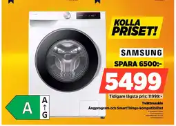 Power Tvättmaskin Ångprogram och SmartThings-kompatibilitet erbjuda