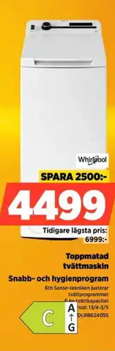 Power Toppmatad tvättmaskin Snabb- och hygienprogram erbjuda