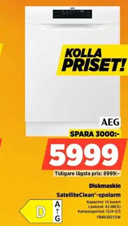 Power Diskmaskin Satellite Clean-spolarm erbjuda