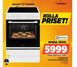 Power Keramisk spis Kontroll med intryckbara vred erbjuda