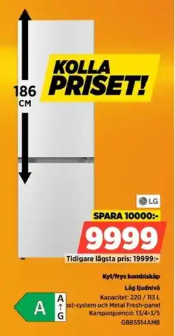 Power Kyl/frys kombiskáp erbjuda