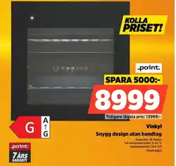 Power Vinkyl Snygg design utan handtag erbjuda