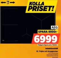 Power Induktionshäll XL Triple och bryggzoner erbjuda