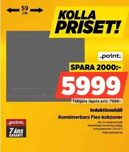 Power Induktionshäll Kombinerbara Flex-kokzoner erbjuda