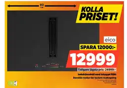 Power Eico induktionshäll med inbyggd fläkt erbjuda