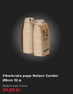 Granngården Fiberkruka papp Nelson Garden Ø8cm 32-p erbjuda
