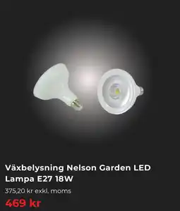 Granngården Växbelysning Nelson Garden LED Lampa E27 18W erbjuda