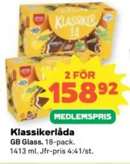 Coop GB Glass Klassikerlåda erbjuda