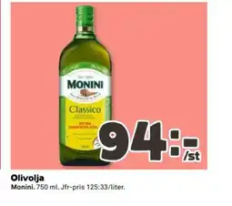 Coop Monini Olivolja erbjuda
