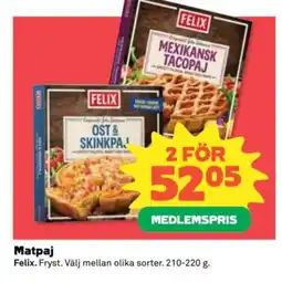 Coop FELIX Matpaj erbjuda