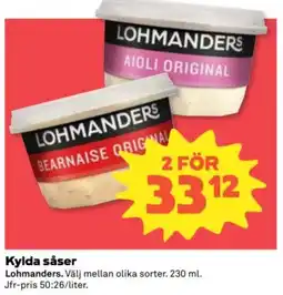 Coop Lohmanders Kylda såser erbjuda