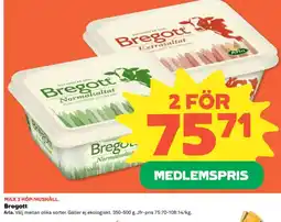 Coop Arla Bregott erbjuda