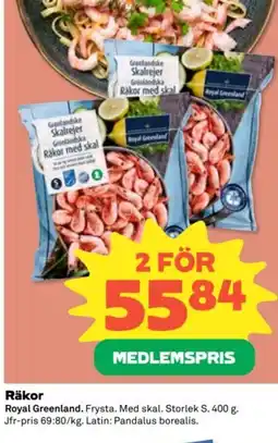 Coop Royal Greenland Räkor erbjuda