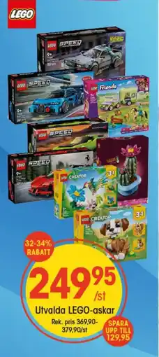 EKO Utvalda LEGO-askar erbjuda