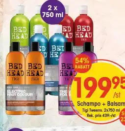 EKO Tigi Tween Schampo + Balsam erbjuda