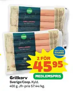 Stora Coop G rillkorv, Medlemspris erbjuda