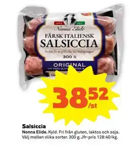 Stora Coop Salsiccia erbjuda
