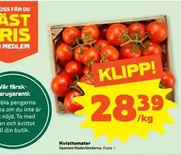 Stora Coop Kvisttomater erbjuda