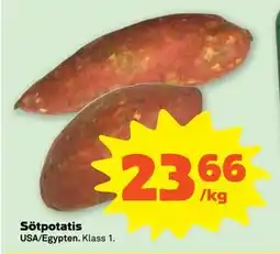Stora Coop Sötpotatis erbjuda