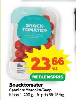 Stora Coop Snacktomater, Medlemspris erbjuda