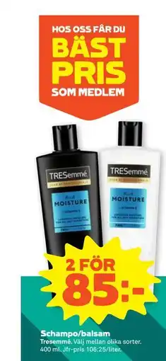 Stora Coop Schampo/balsam erbjuda