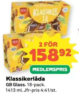 Coop Klassikerlåda, Medlemspris erbjuda