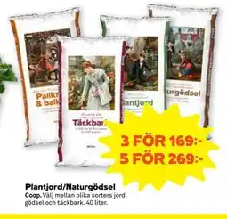 Stora Coop Plantjord/Naturgödsel erbjuda