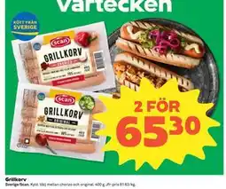 Coop Grillkorv erbjuda