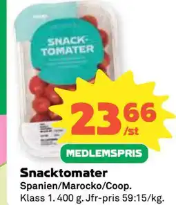Coop Snacktomater, Medlemspris erbjuda