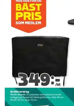 Stora Coop Grillöverdrag erbjuda