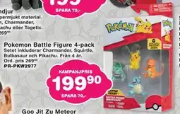 Lekextra Pokemon Battle Figure 4-pack erbjuda
