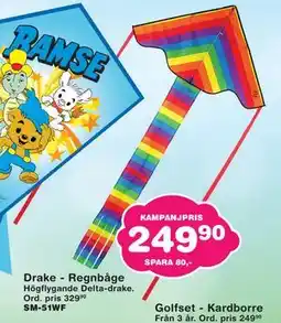 Lekextra Drake - Regnbåge erbjuda