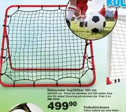 Lekextra Rebounder hopfällbar 100 cm erbjuda