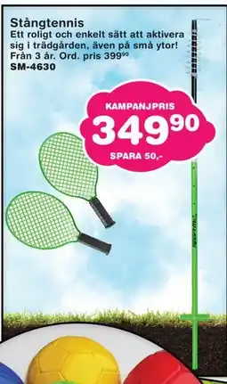 Lekextra Stångtennis erbjuda