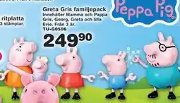 Lekextra Greta Gris familjepack erbjuda