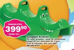 Lekextra Gungdjur Krokodil erbjuda