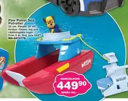 Lekextra Paw Patrol Sea Patroller erbjuda