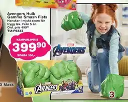 Lekextra Avengers Hulk Gamma Smash Fists erbjuda