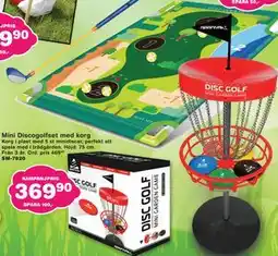 Lekextra Mini Discogolfset med korg erbjuda