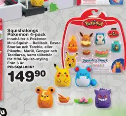 Lekextra Squishalongs Pokemon 4-pack erbjuda