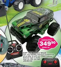 Lekextra G4P 1:16 Monsters Attack erbjuda