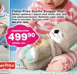 Lekextra Fisher-Price Soothe Snuggle Otter erbjuda