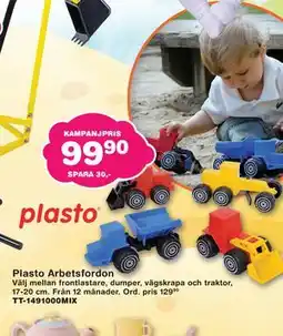 Lekextra Plasto Arbetsfordon erbjuda