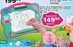 Lekextra Greta Gris Magnetiska ritplatta erbjuda