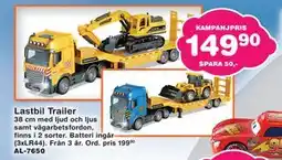 Lekextra Lastbil Trailer erbjuda