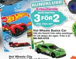 Lekextra Hot Wheels Basics Car erbjuda