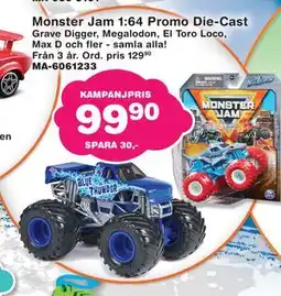 Lekextra Monster Jam 1:64 Promo Die-Cast erbjuda
