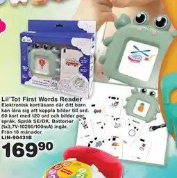 Lekextra Lil’Tot First Words Reader erbjuda