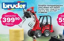 Lekextra Schäffer Kompaktlastare med skopa och ballyft erbjuda